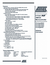 DataSheet ATxmega64A3 pdf